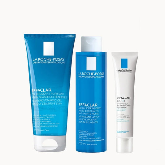 La Roche-Posay skincare products on a white background