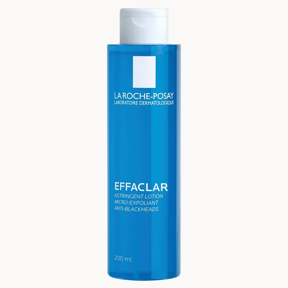 A 250 ml bottle of La Roche-Posay Effaclar Acne Treatment Lotion on a clean white background.