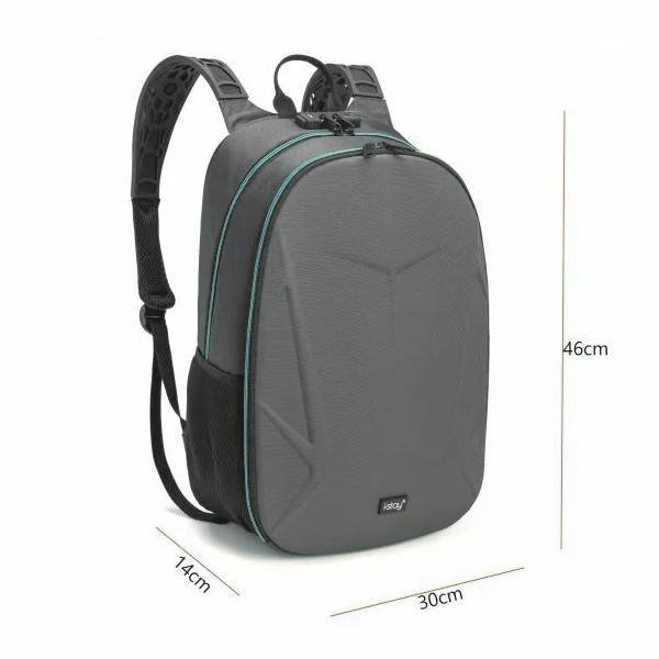 I-Stay 15.6 Inch Laptop Hardshell Backpack with USB Port and Anti-Theft Padlock