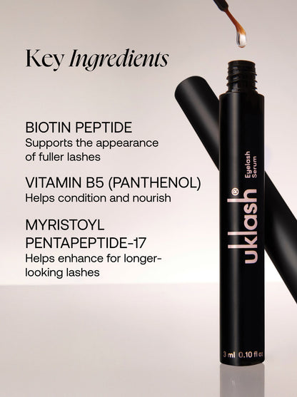 UKLASH Eyelash Growth Serum For Longer & Fuller Lashes - 3ml