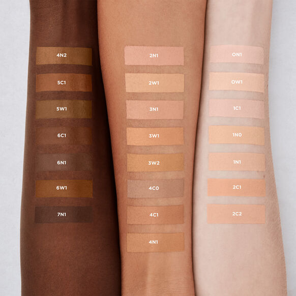 Color swatches on a beige background