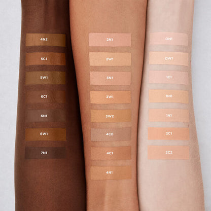 Color swatches on a beige background