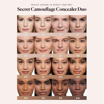 Laura Mercier Secret Camouflage Concealer Duo 2N 5.92g | Two-Tone Cream Concealer | Buildable Coverage Face Concealer
