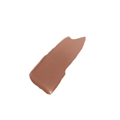 Magenta lip balm on a white background
