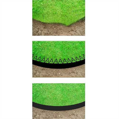 Apollo 10m Smartedge Flexible Lawn Edging Inc Fixing Clips- Black - H14cm