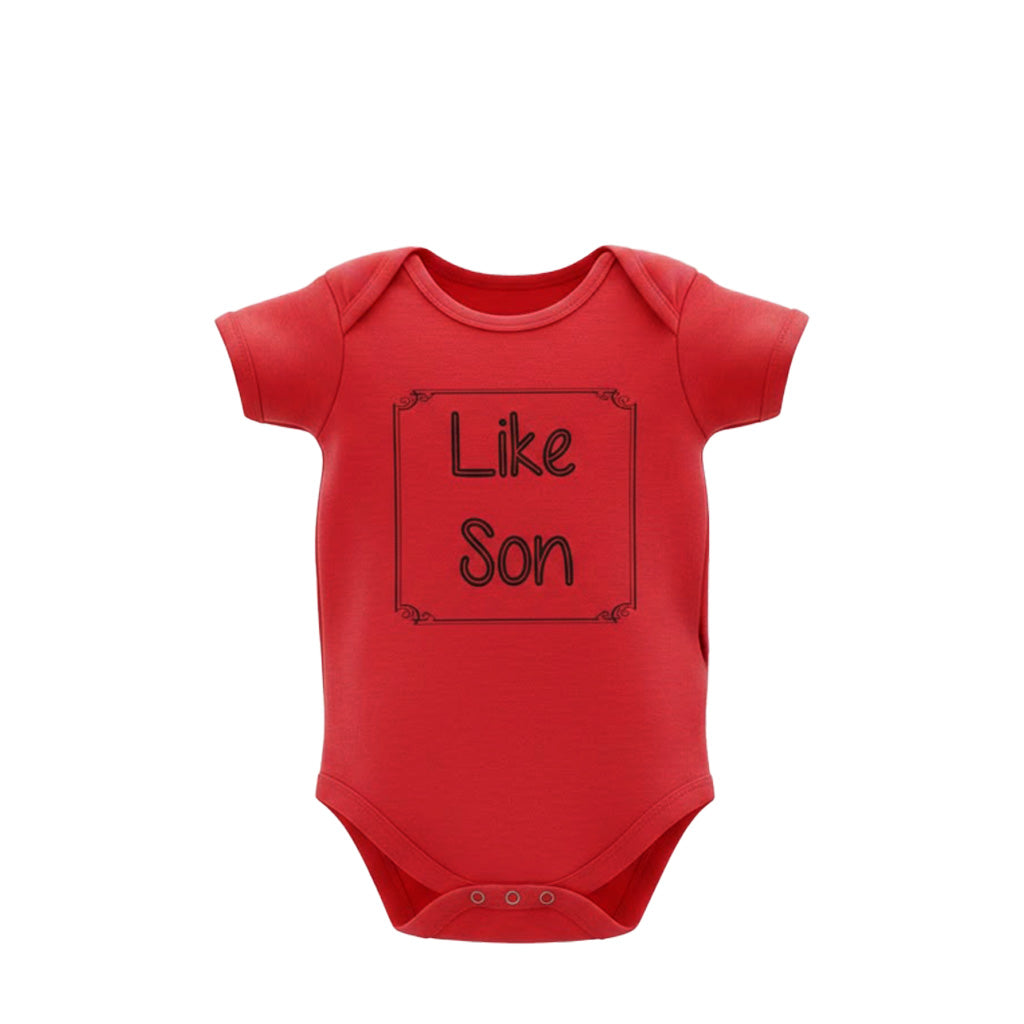 Like Father Like Son Matching T-Shirt Set - Red