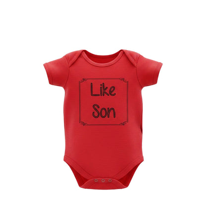 Like Father Like Son Matching T-Shirt Set - Red