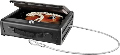 MASTER LOCK Small Travel Safe [Key Lock] [Steel Cable] - PP1KML Lockbox