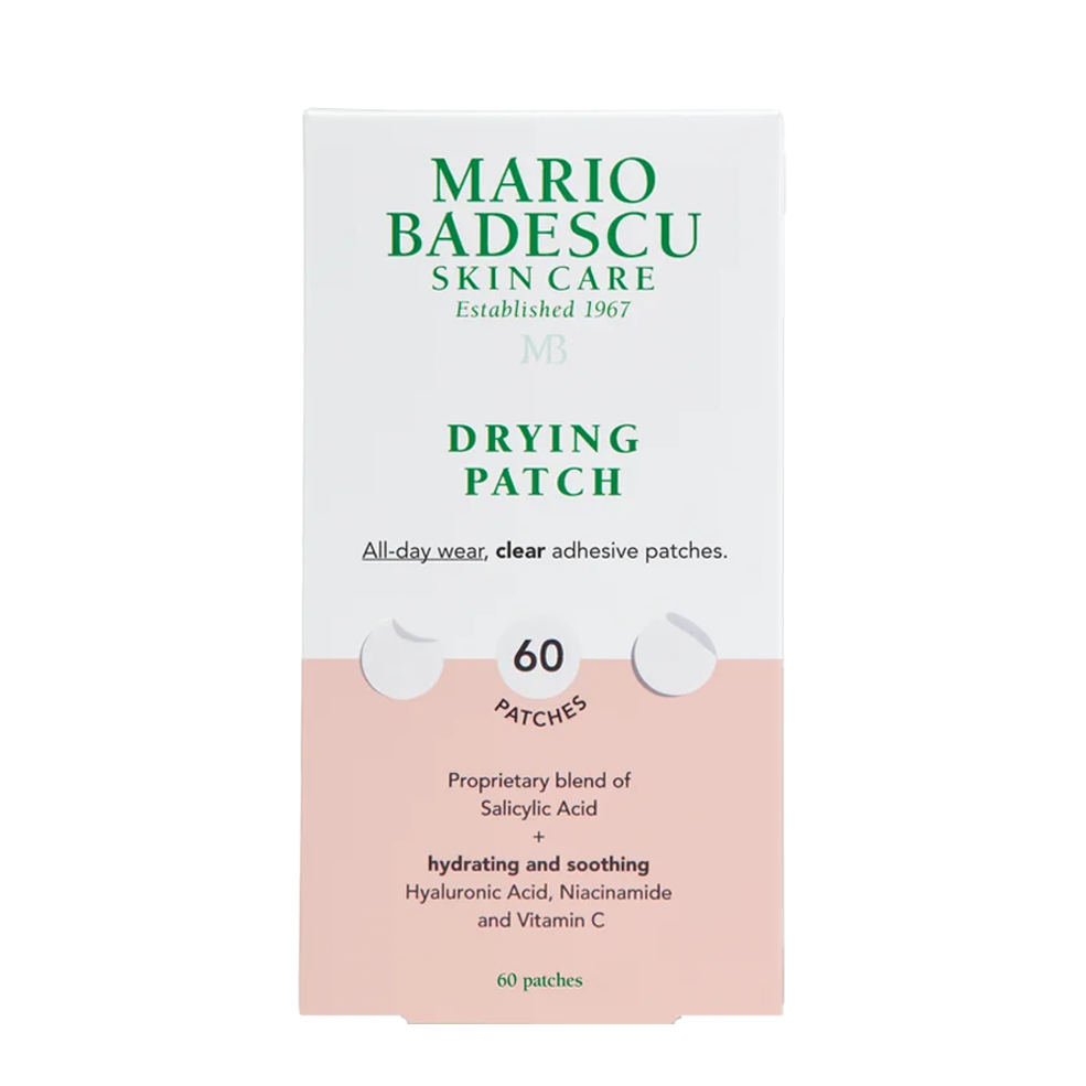 Mario Badescu skin care drying patch packaging on a white background