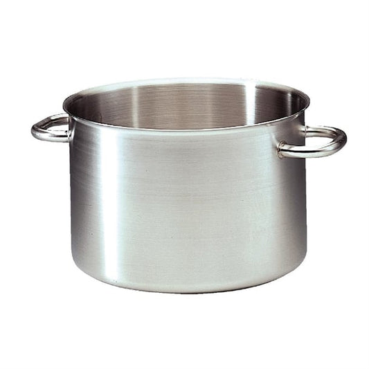 Matfer Bourgeat 32cm Stainless Steel Boiling Pot 17L – Induction Compatible Heavy-Duty Stock Pot with Handles