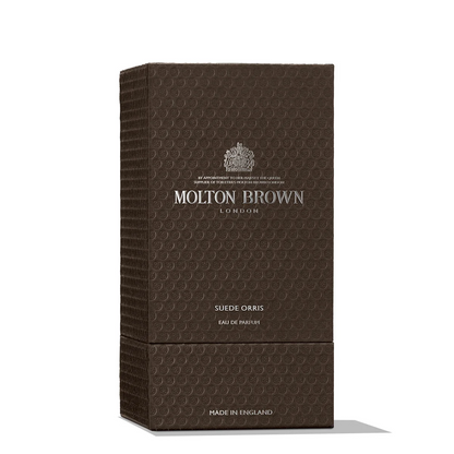 Molton Brown eau de parfum packaging on a white background
