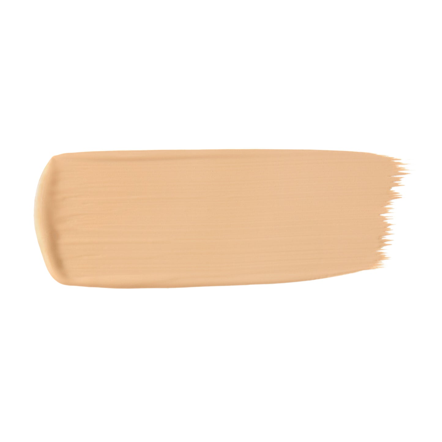Beige makeup swatch on a white background