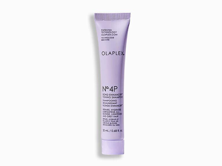 Olaplex shampoo mini 20ml bottle on a white background