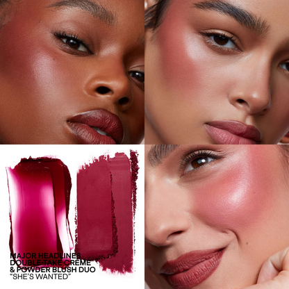 PATRICK TA Major Headlines - Double-Take Cream + Powder Blush Duo - She's Wanted