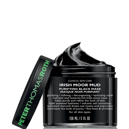 Peter Thomas Roth Irish Moor Mud purifying black mask on a white background