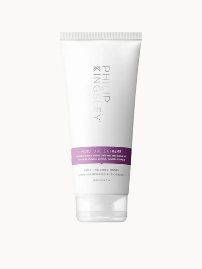 Tube of Philip Kingsley Moisture Extreme conditioner on a white background