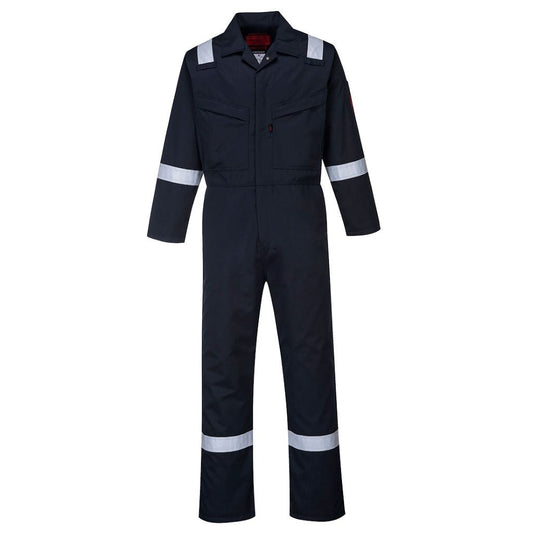 Portwest AF50 Araflame Platinum Flame Retardant Coveralls - Navy, SIZE 52 ONLY