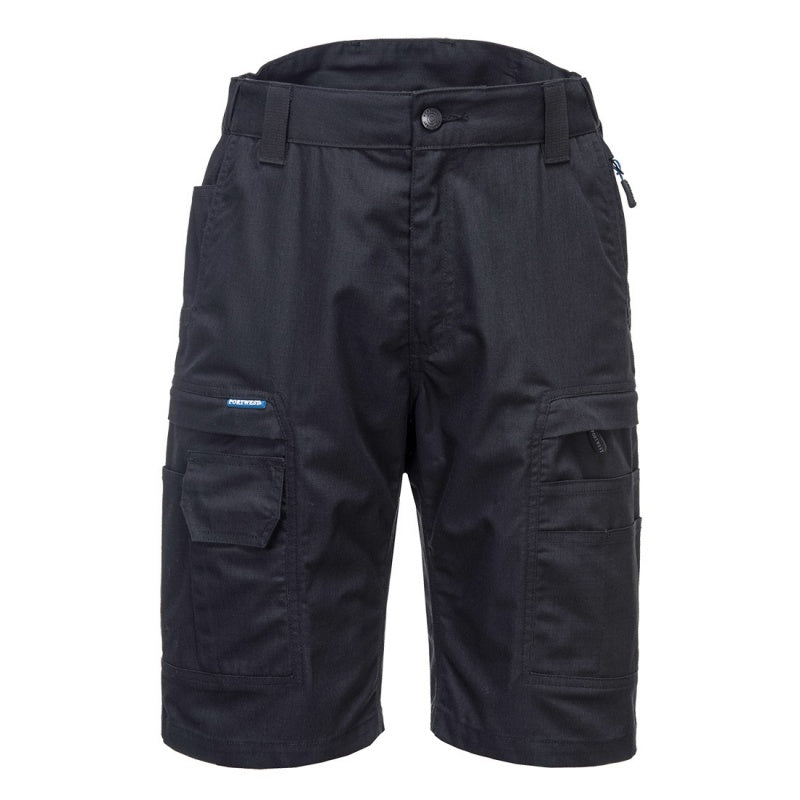 Portwest KX340 KX3 Ripstop Shorts - Black