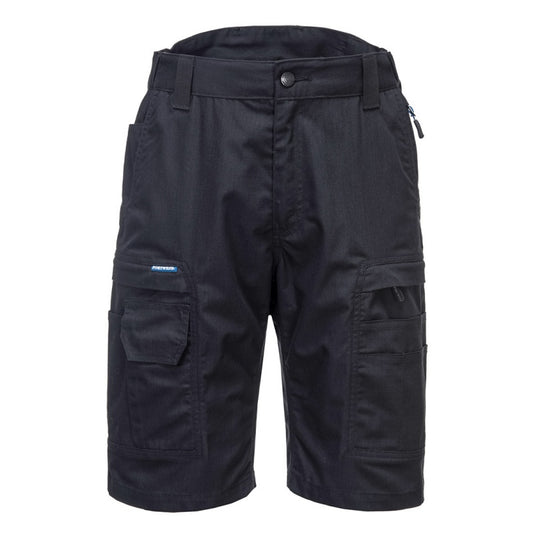 Portwest KX340 KX3 Ripstop Shorts - Black