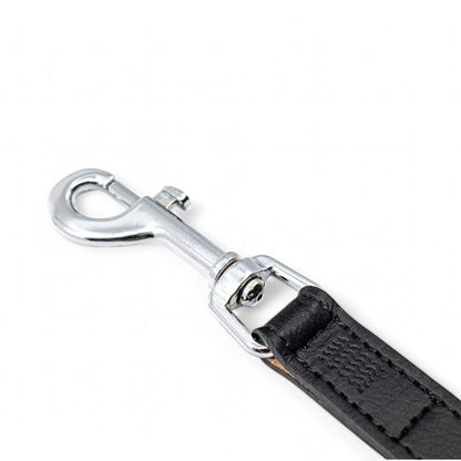 Project Blu - Recycled Leather Sustainable Dog Lead - 110cm Long, Miho Black