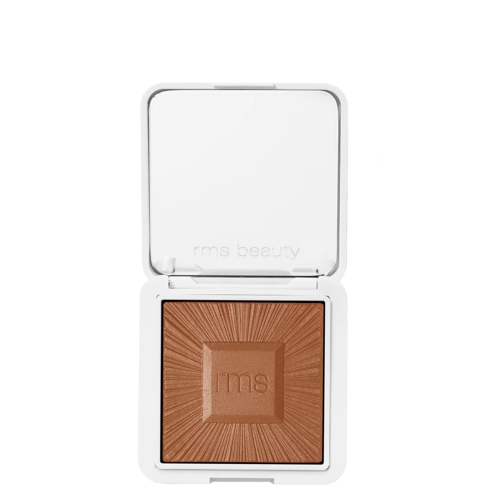 RMS Beauty bronzer in a compact on a white background