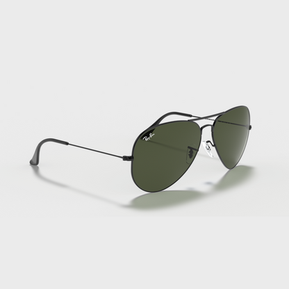 Ray-Ban Aviator Large Metal RB 3025 Sunglasses - Green Polarized