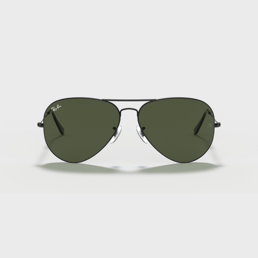 Ray-Ban Aviator Large Metal RB 3025 Sunglasses - Green Polarized