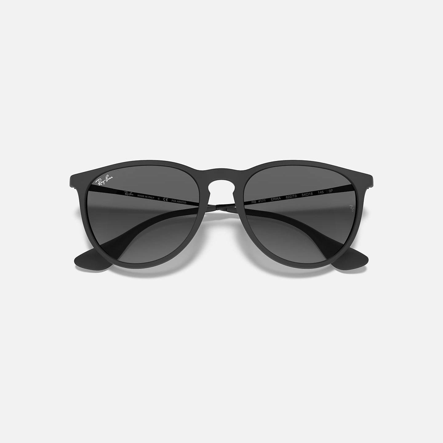 Ray-Ban RB 4171 622 8G Erika Sunglasses Black Frame, Grey Gradient 54mm Lens Sunglasses