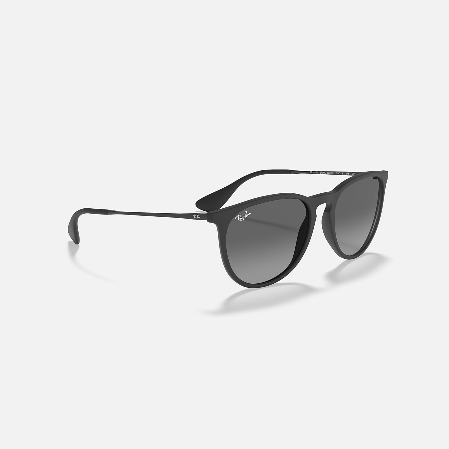 Ray-Ban RB 4171 622 8G Erika Sunglasses Black Frame, Grey Gradient 54mm Lens Sunglasses