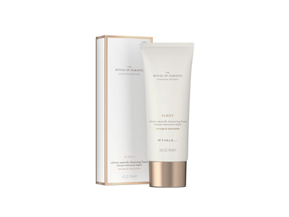 Rituals The Ritual of Namaste Velvety Smooth Cleansing Foam 125ml | Mild Lotus Face Cleanser for All Skin Types | Hydrating Foam Cleanser