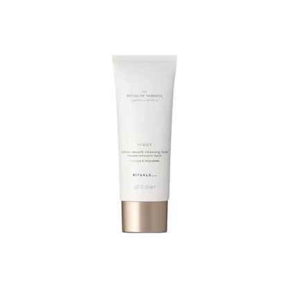 Rituals The Ritual of Namaste Velvety Smooth Cleansing Foam 125ml | Mild Lotus Face Cleanser for All Skin Types | Hydrating Foam Cleanser
