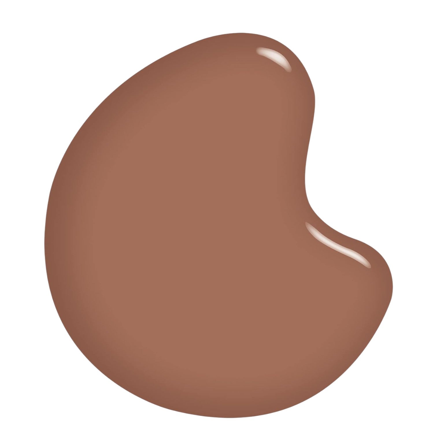 Brown Sally Hansen Miracle Gel Nail Polish - Totem-Ly Yours swatch on a white background