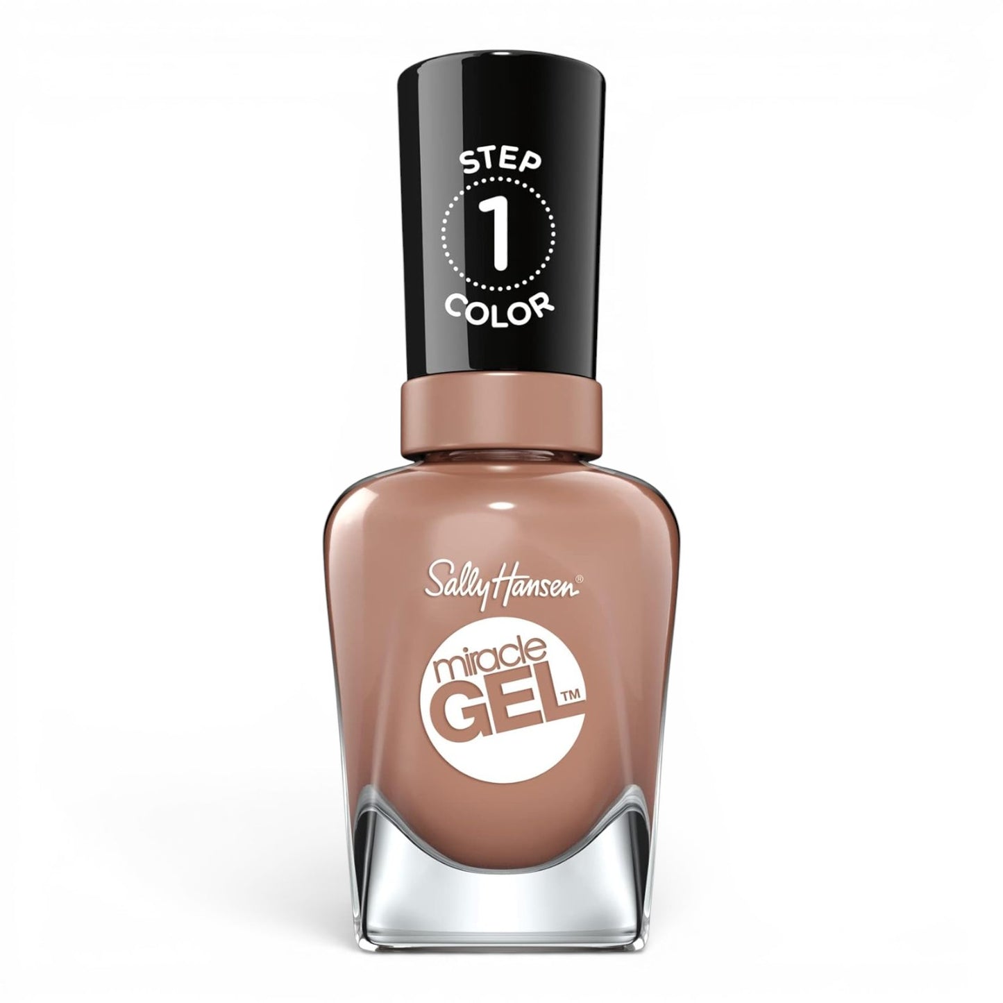Sally Hansen Miracle Gel nail polish bottle on a white background