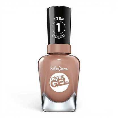 Sally Hansen Miracle Gel nail polish bottle on a white background