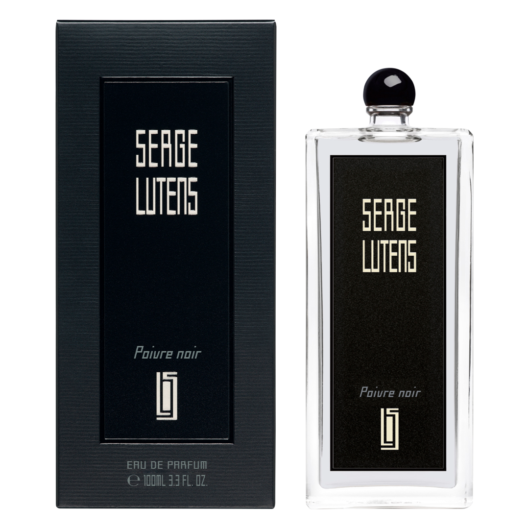 Serge Lutens perfume bottle and packaging on a white background