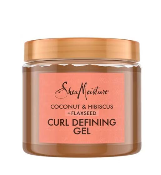 SheaMoisture Coconut & Hibiscus Curl & Shine Shampoo 379ml | Sulphate Free Natural Shampoo for Curly Hair | Coconut Hair Shampoo