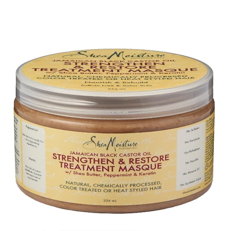 Shea Moisture Jamaican Black Castor Oil Strengthen & Restore Treatment Masque 355ml