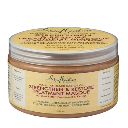 Shea Moisture Jamaican Black Castor Oil Strengthen & Restore Treatment Masque 355ml