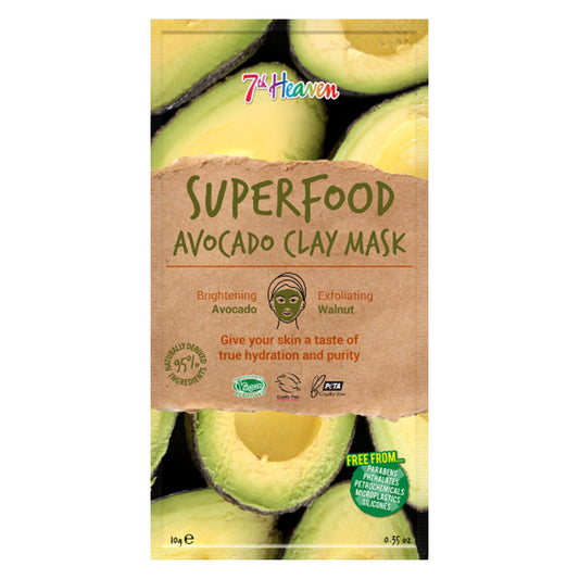 7th Heaven - Superfood Avocado Mask - Brightening & Exfoliating