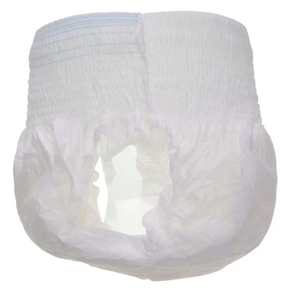 White diaper on a white background