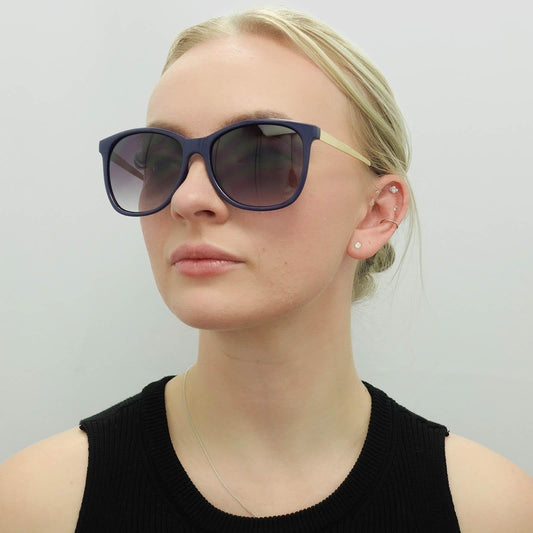 Ted Baker London Women's Sunglasses Round Blue Purple Gradient TB1673