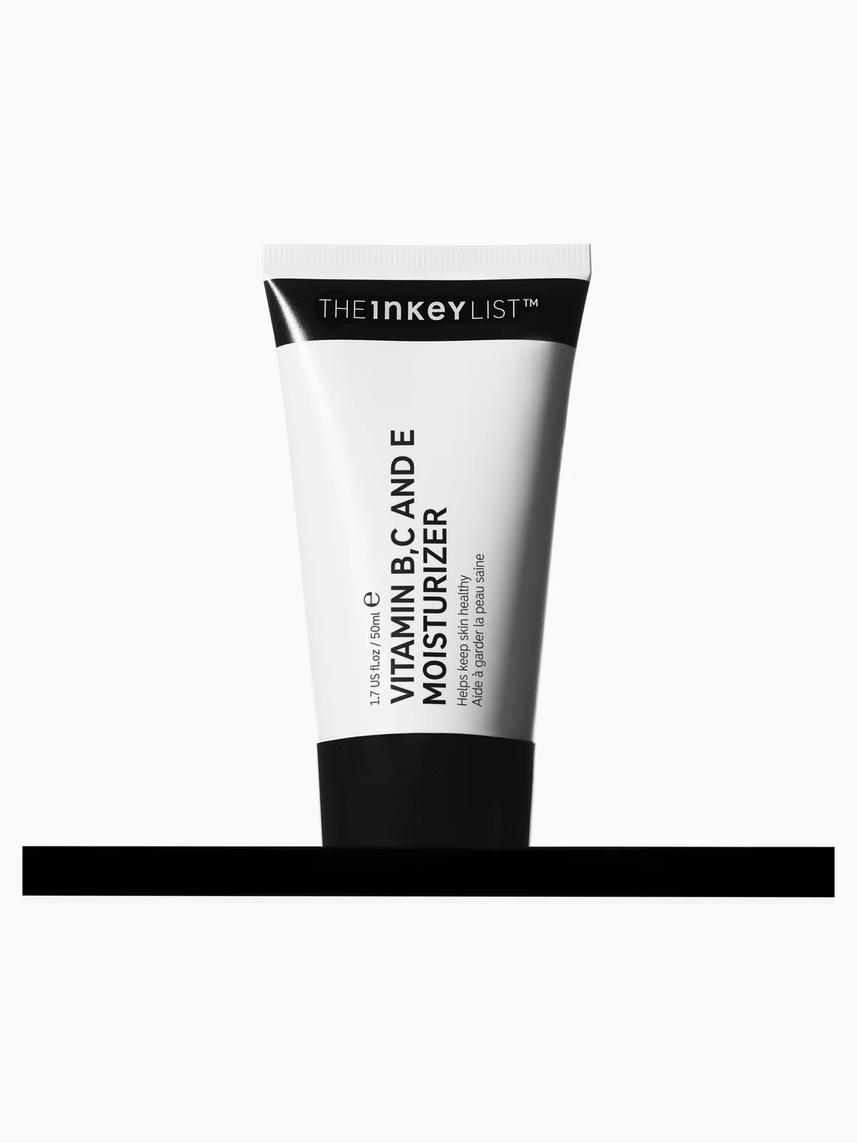 Tube of The Inkey List Vitamin B, C, and E Moisturizer on a white background