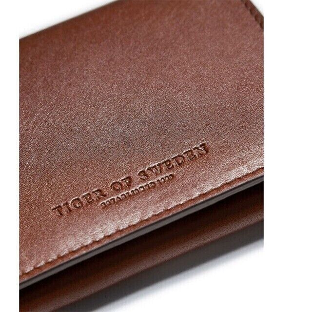 Tiger of Sweden 'Phillipe' Luxury Tri-Fold Leather Wallet - Tan