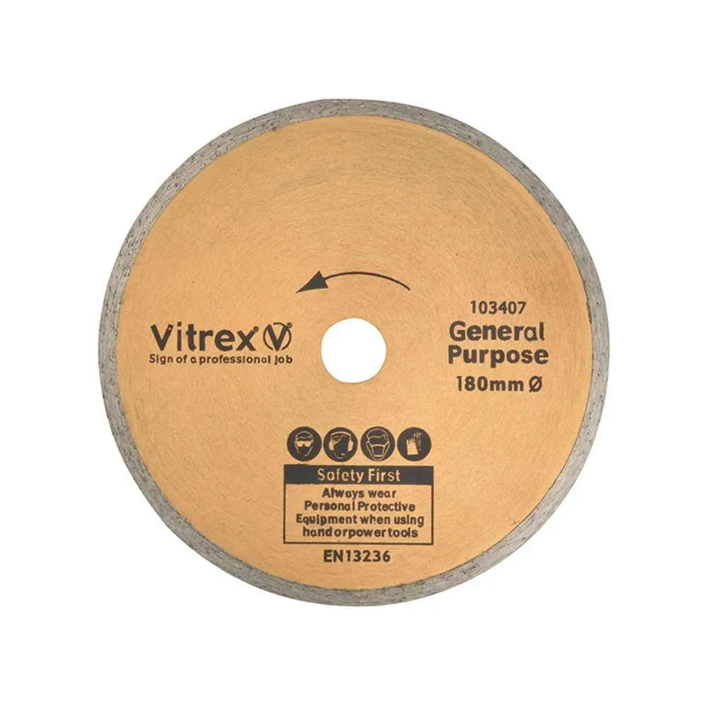 Vitrex - Diamond Tile Cutting Blade 180mm