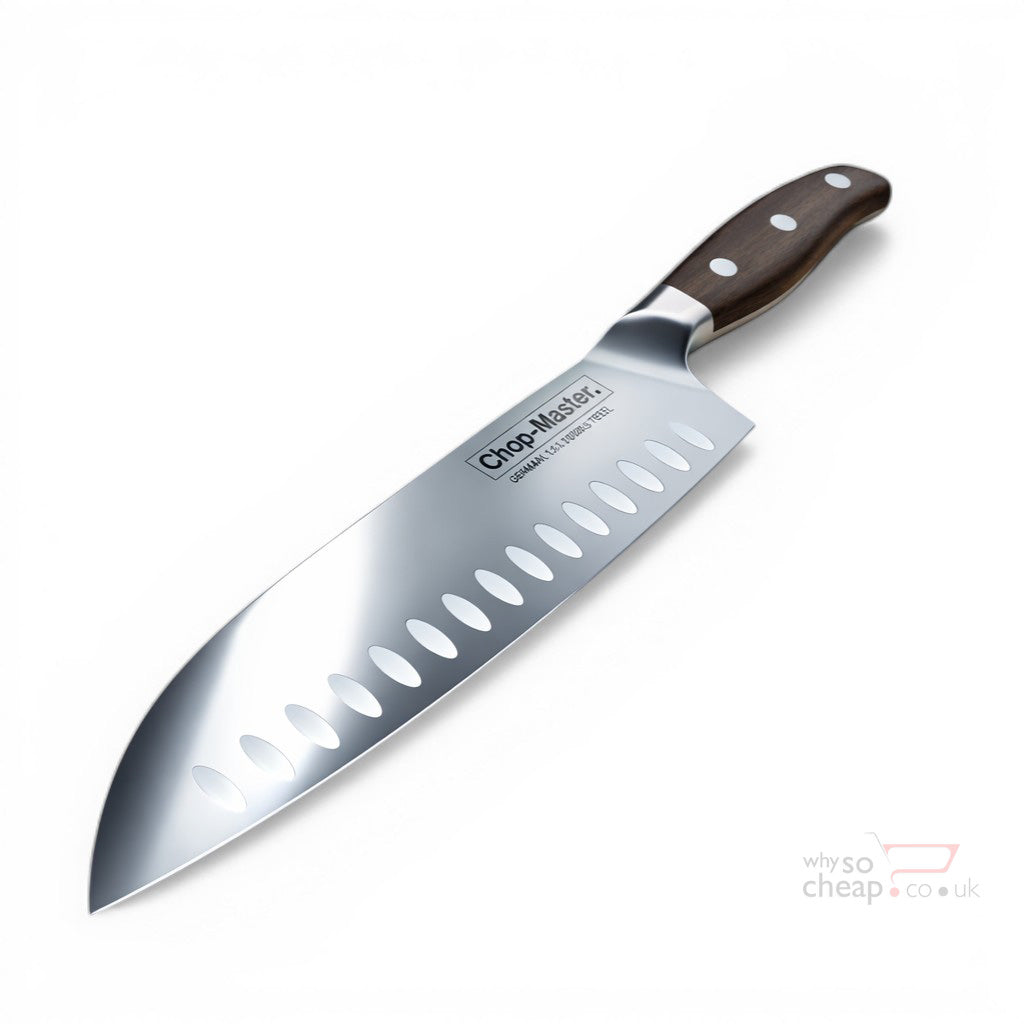 7″ Santoku Knife – German Steel, Japanese-Style Blade, Perfect For Chefs & Home Cooks - by Chop-Master