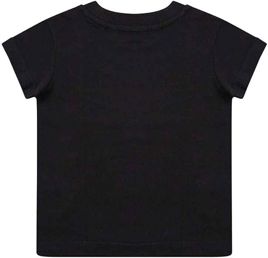 Baby Organic Cotton Short Sleeve T-Shirt - Black - 18-24M