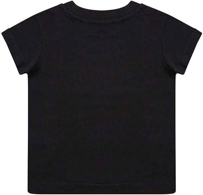 Baby Organic Cotton Short Sleeve T-Shirt - Black - 18-24M