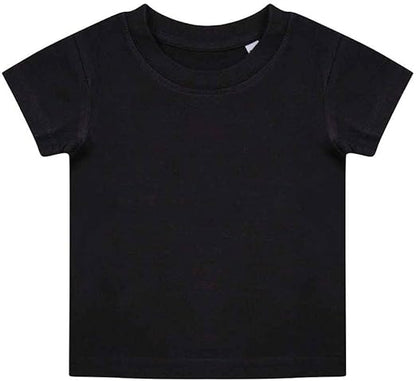 Baby Organic Cotton Short Sleeve T-Shirt - Black - 18-24M