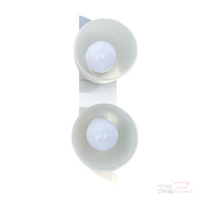Eglo Enea-C 2 Bulb Bar Spotlight – E14-Led RGB Bulbs Included – Matt Nickel SKU 75374