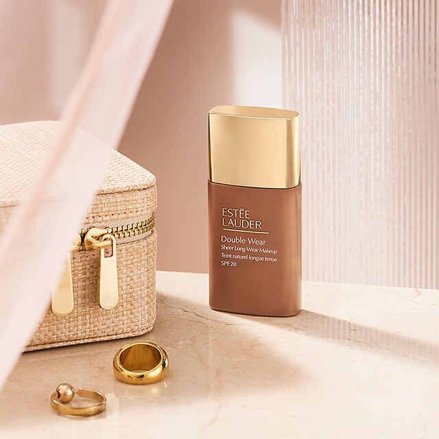 Estée Lauder Double Wear Sheer Foundation SPF 20 30ml – Deep Shades, Oil-Free, Hydrating